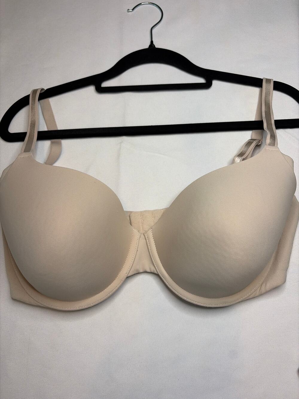 Warner’s 34D Nude Beige T-Shirt Bra Lightly Lined Convertible Underwire Everyday